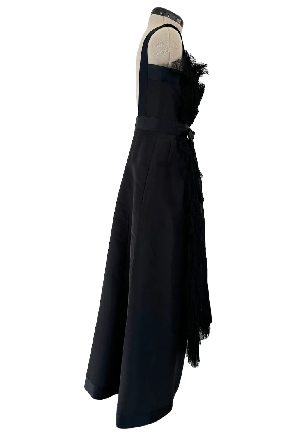 Exceptional Pre-Fall 2015 Chanel by Karl Lagerfeld Runway Look 83 Metiers d'Art Black Lace Dress