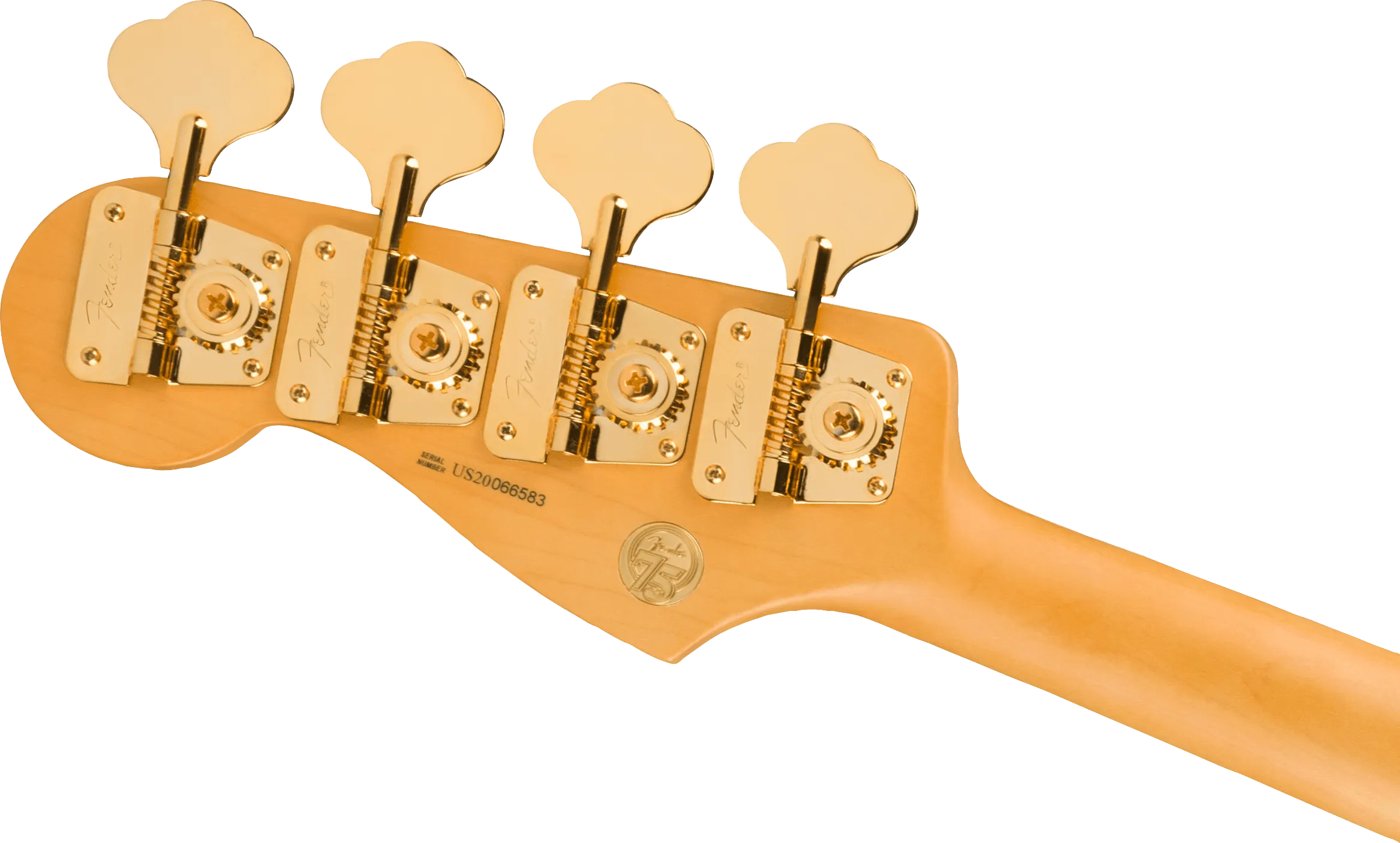 FENDER 75th Anniversary Commemorative Jazz Bass® Rosewood Fingerboard 2-Color Bourbon Burst