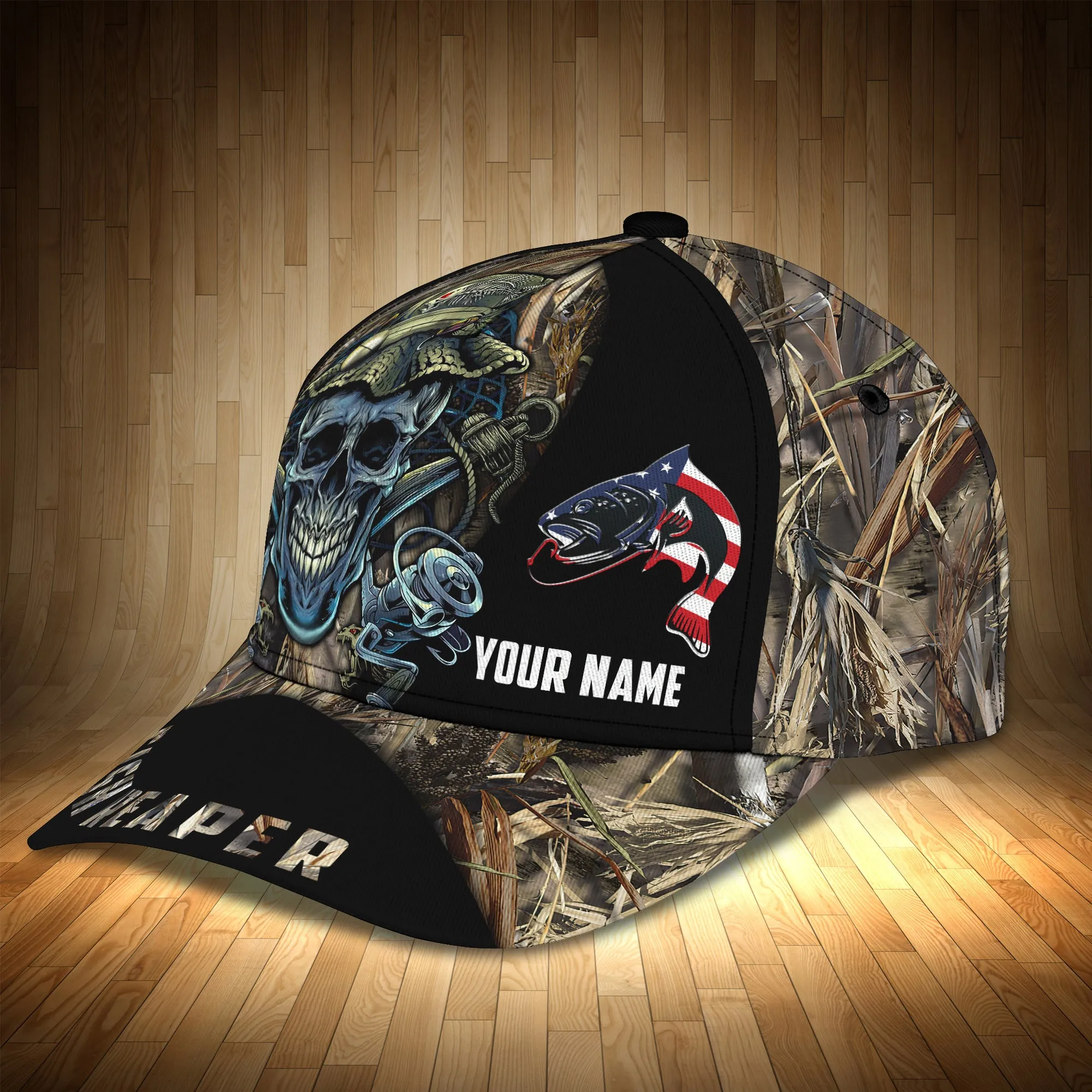Fish Reaper - Personalized Name Cap - Lta98-45