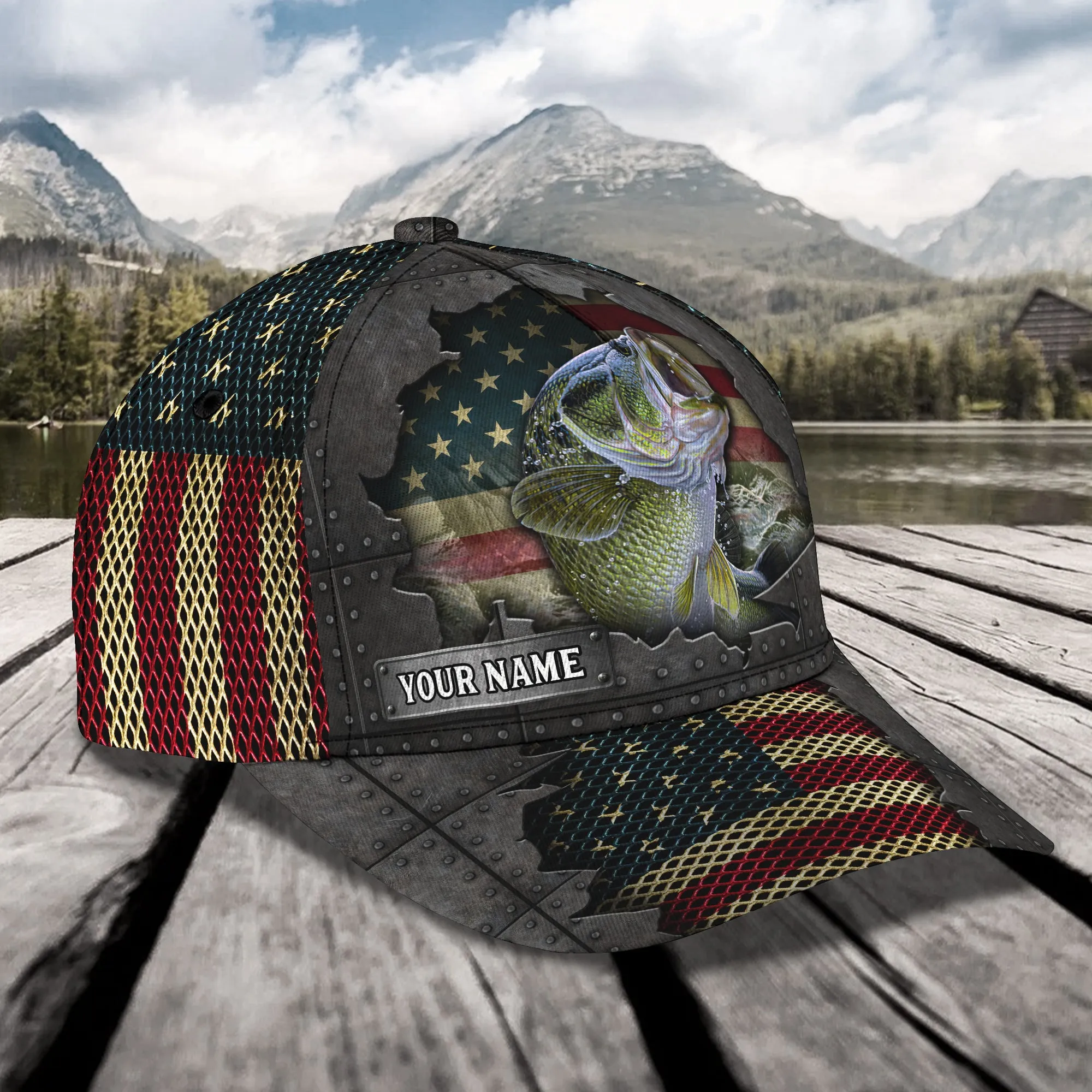 Fishing 008 - Personalized Name Cap - 16hb