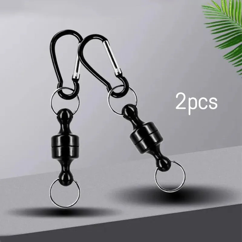 Fishing Hanging Buckle swivel connector strong Magnetic holder carabiner clip Metal