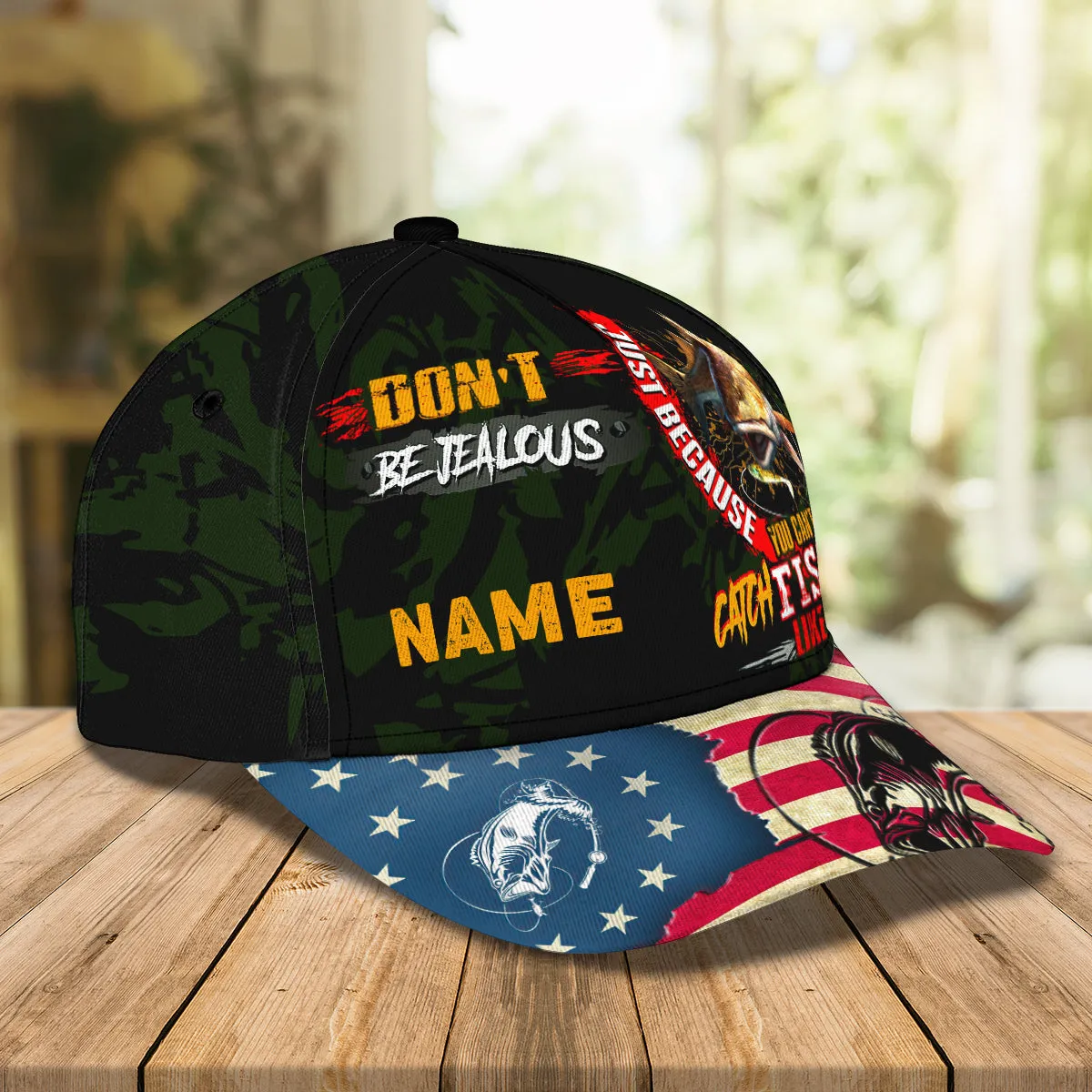 Fishing Hd98 - Personalized Name Cap -Loop- Hd98 24