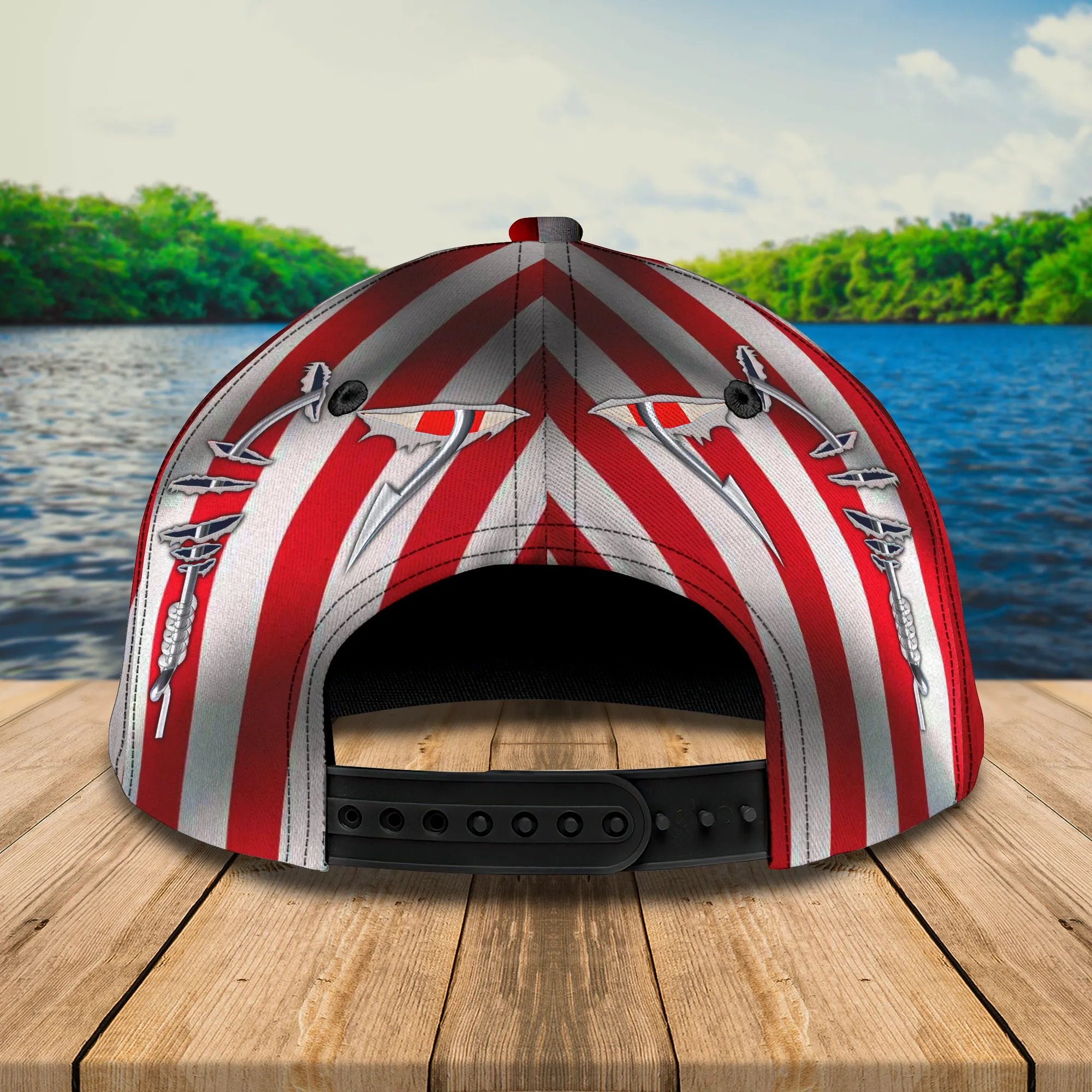 Fishing- Hooked On Being Papa- Personalized Name Cap - Lta98