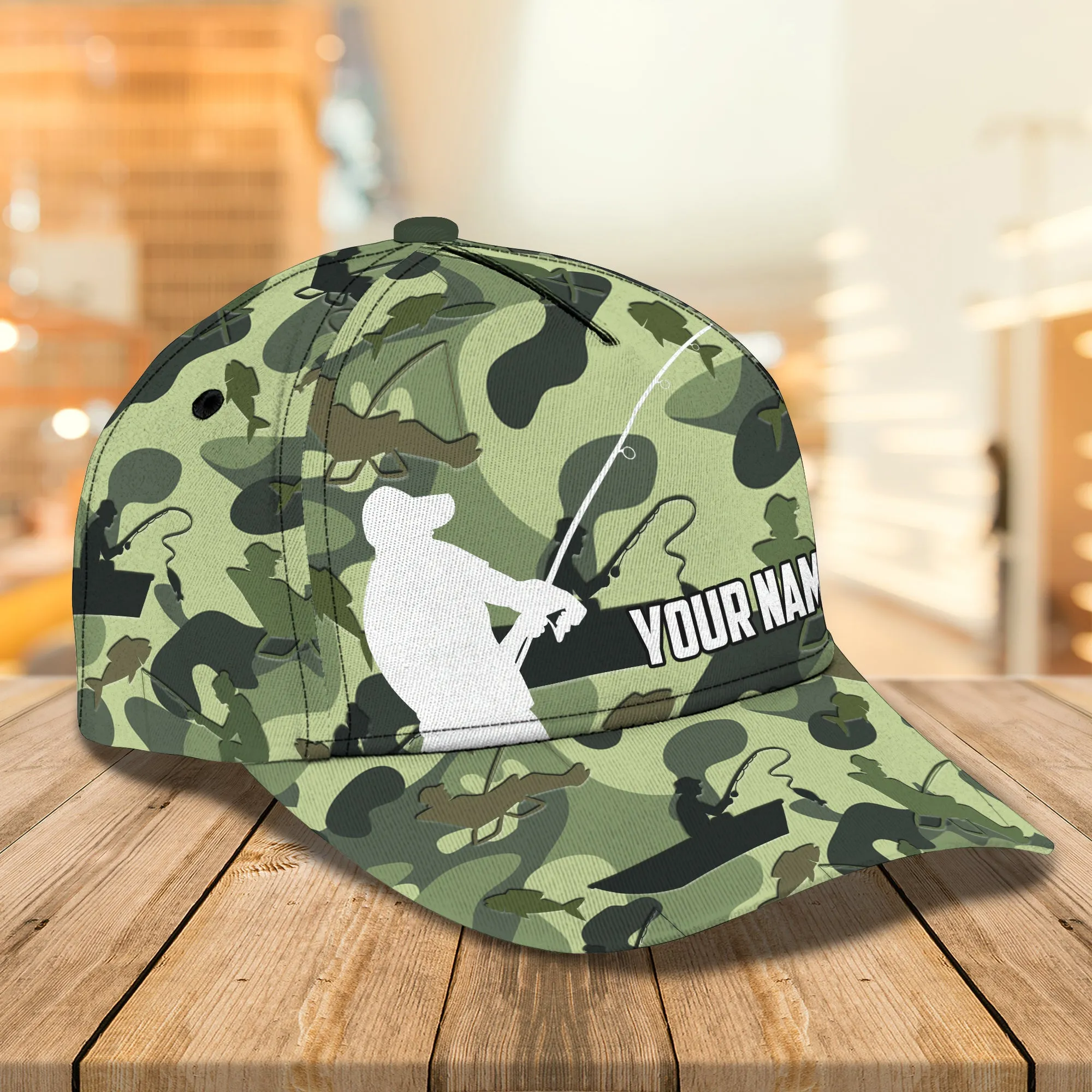 Fishing  - Personalized Name Cap - Co98