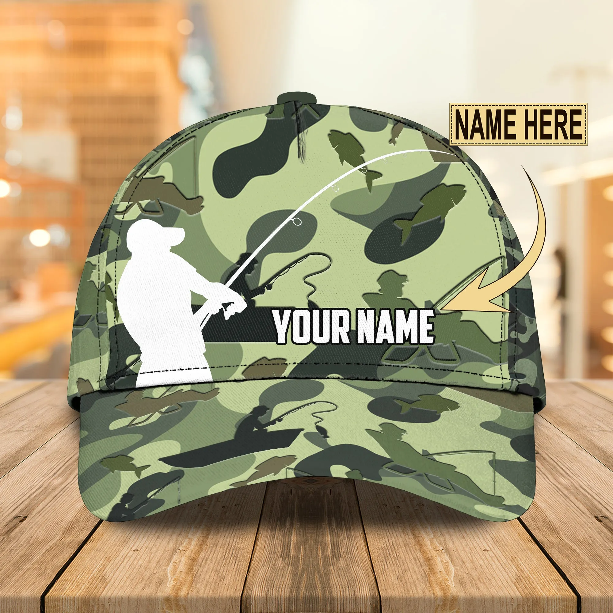 Fishing  - Personalized Name Cap - Co98