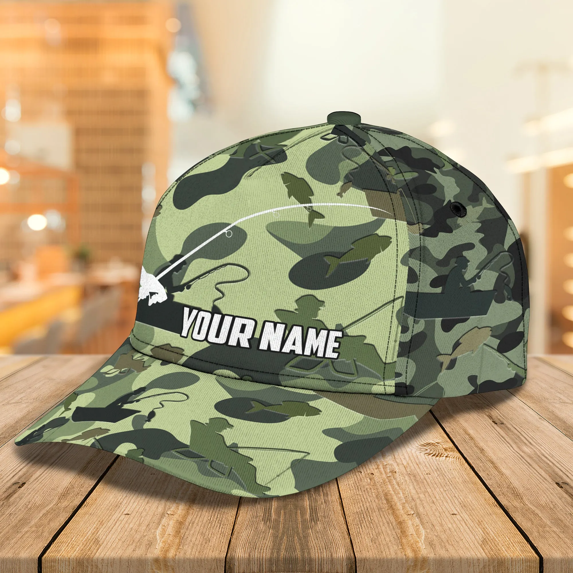 Fishing  - Personalized Name Cap - Co98