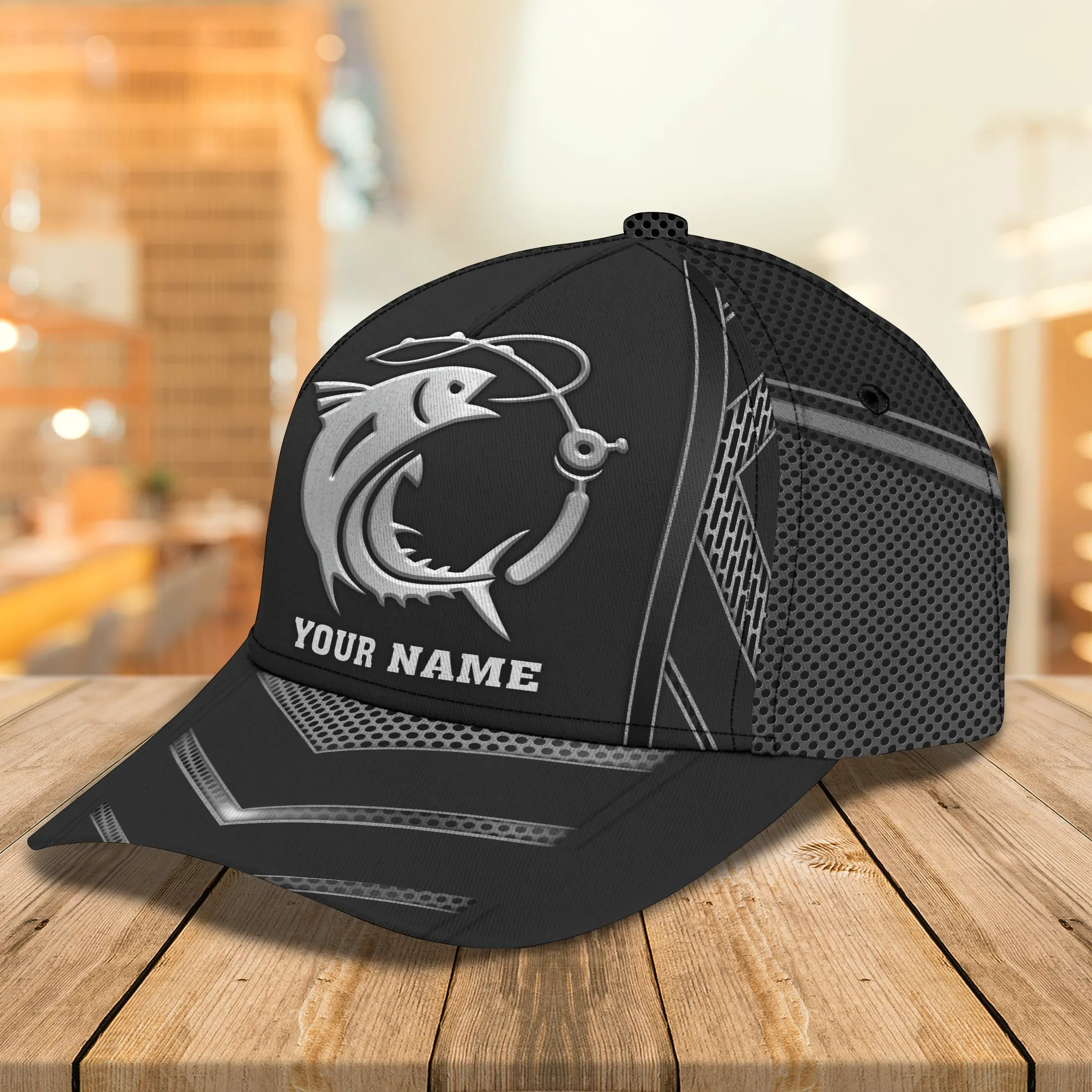 Fishing - Personalized Name Cap - dah-4