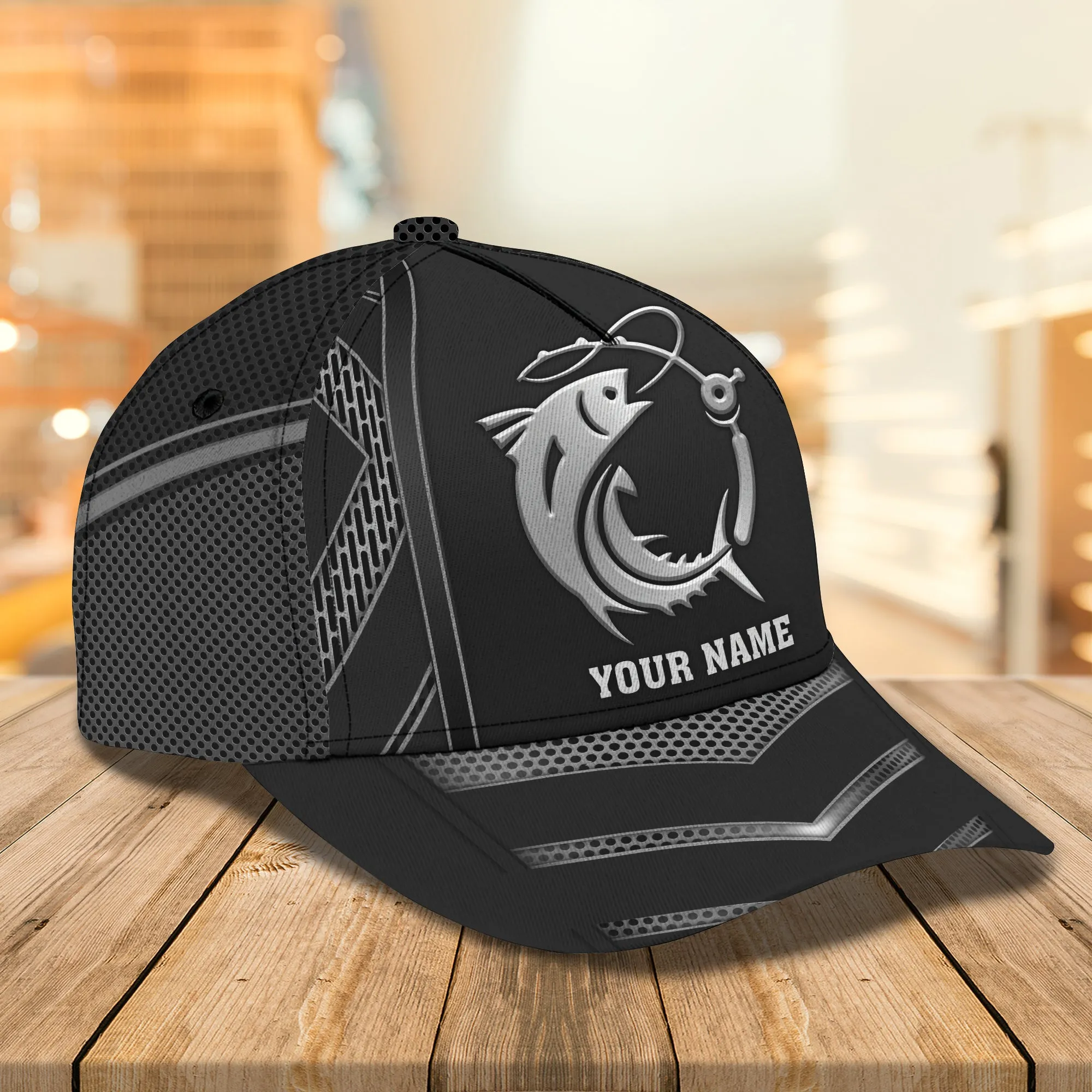 Fishing - Personalized Name Cap - dah-4