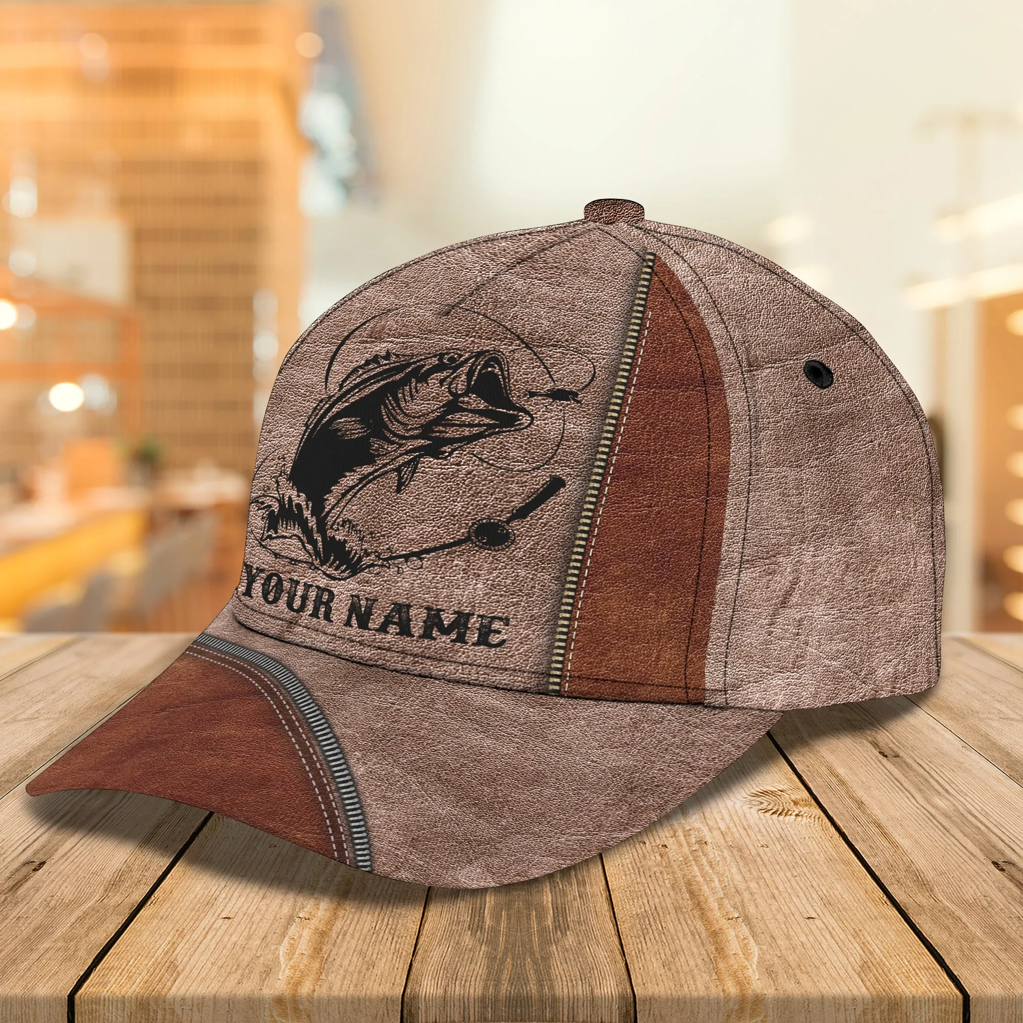 Fishing - Personalized Name Cap - Dah