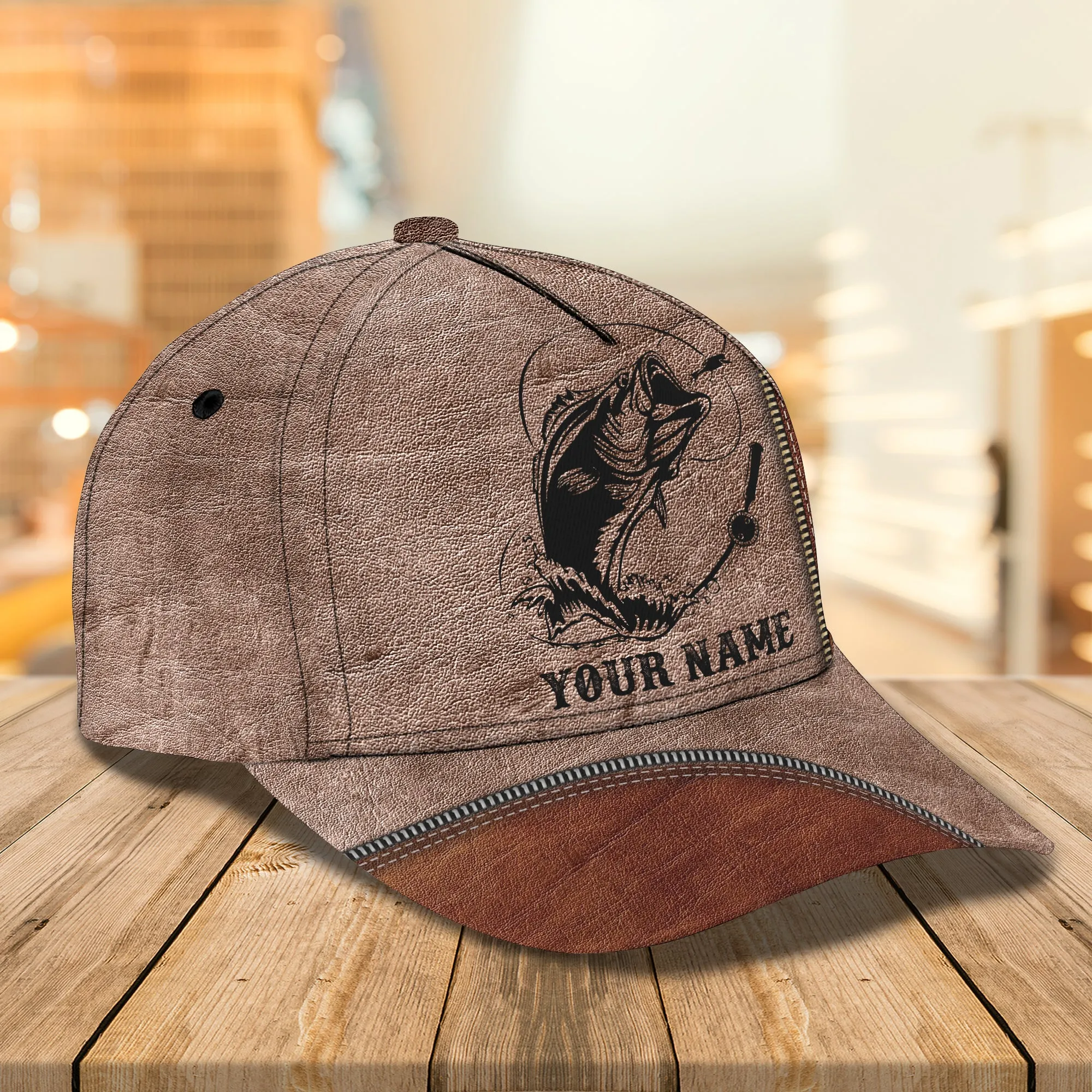 Fishing - Personalized Name Cap - Dah