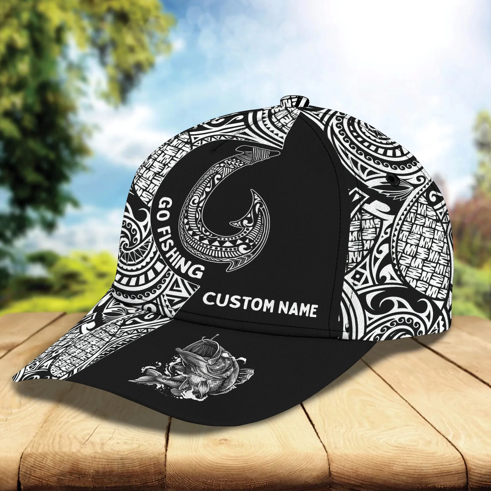 Fishing- Personalized Name Cap - HN95