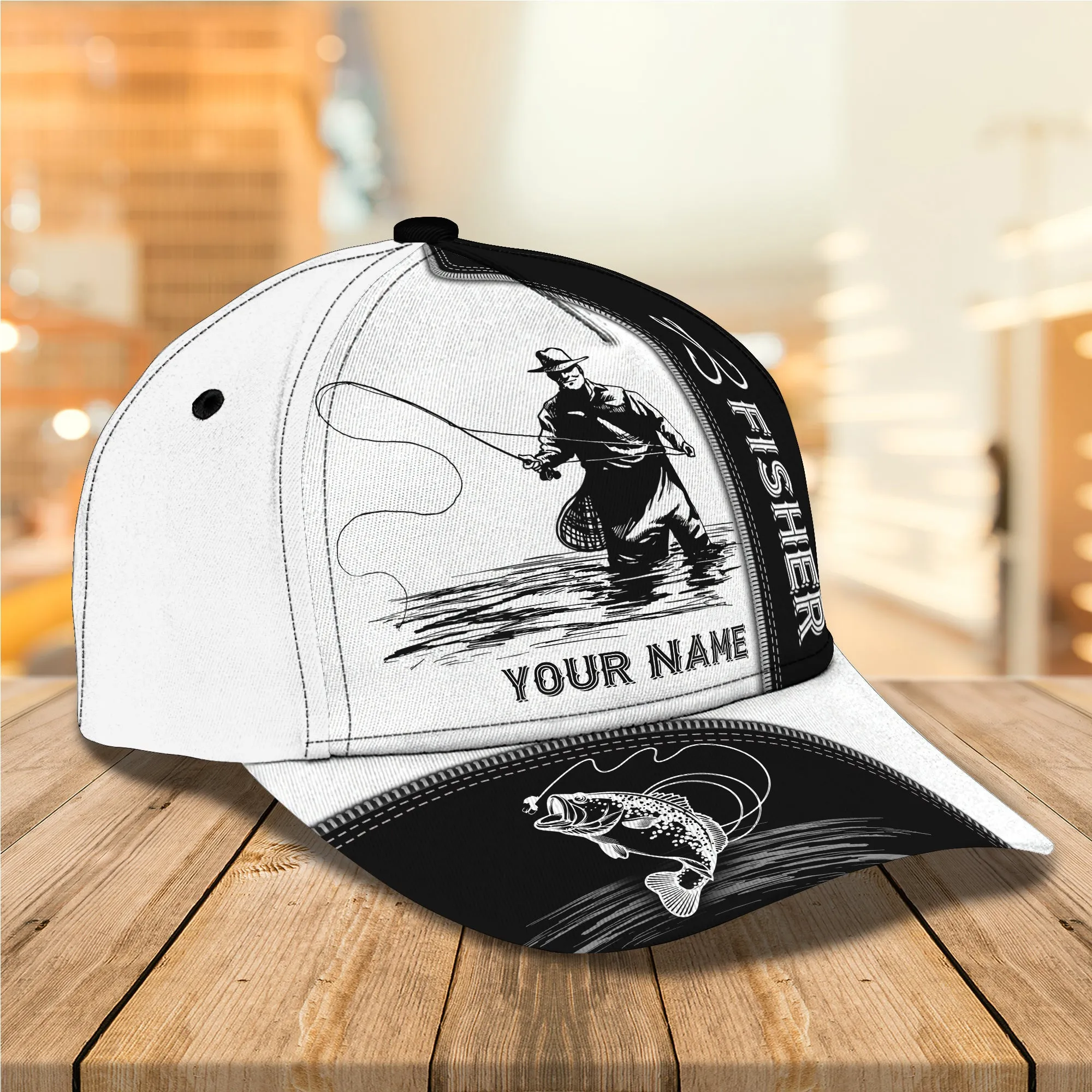 Fishing - Personalized Name Cap - Ntt68