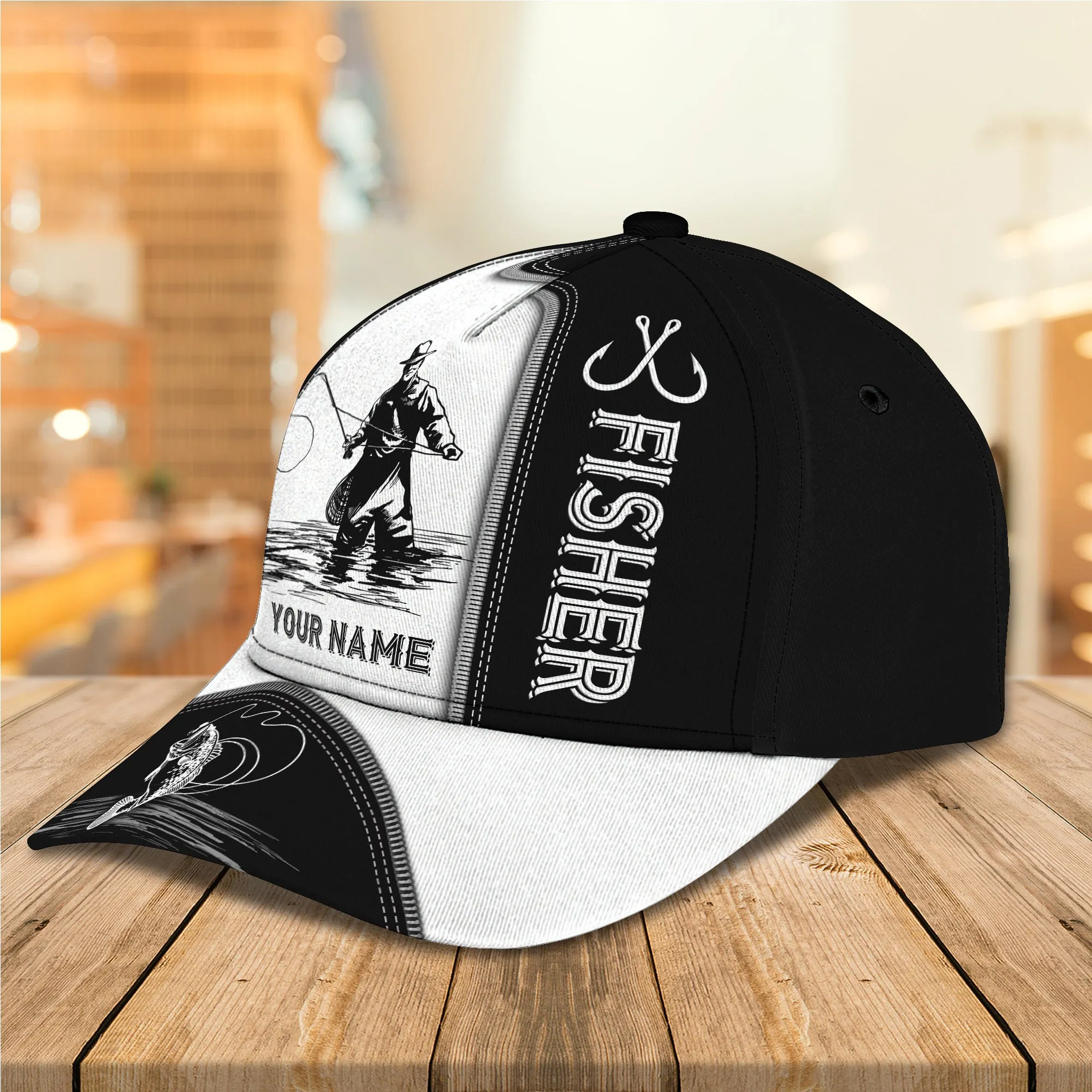 Fishing - Personalized Name Cap - Ntt68