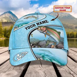 Fishing salmon - Personalized Name Cap004 - ATM2K