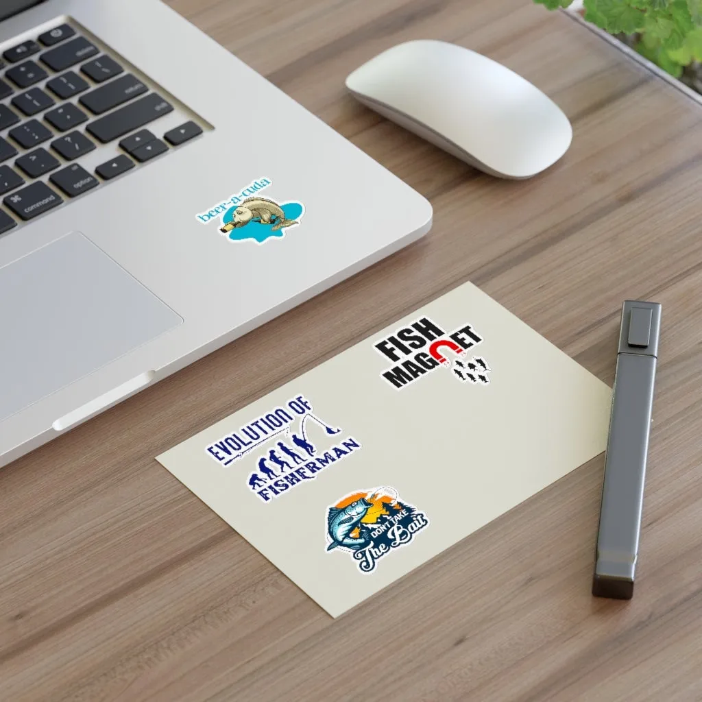 Fishing Sticker Sheets - A