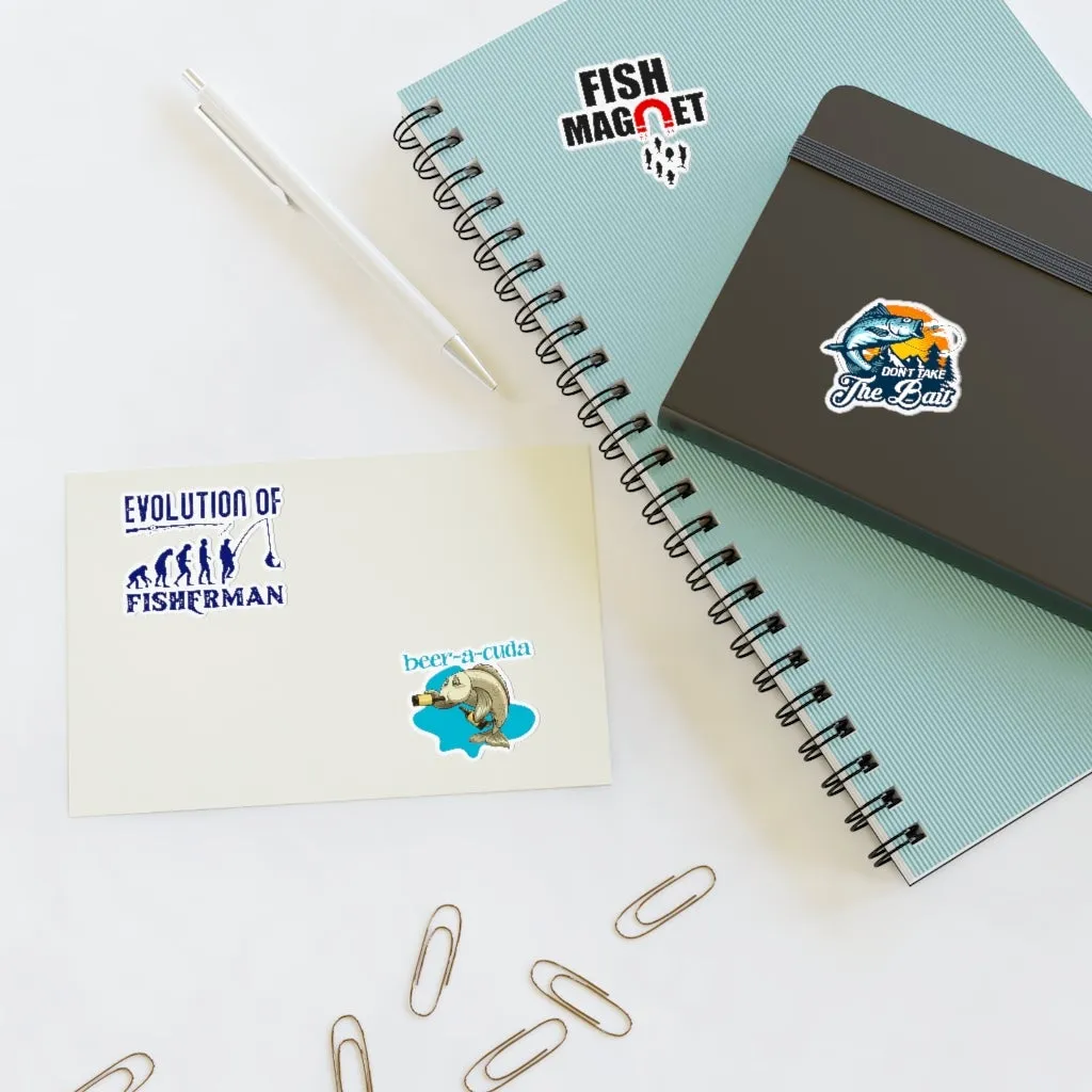 Fishing Sticker Sheets - A
