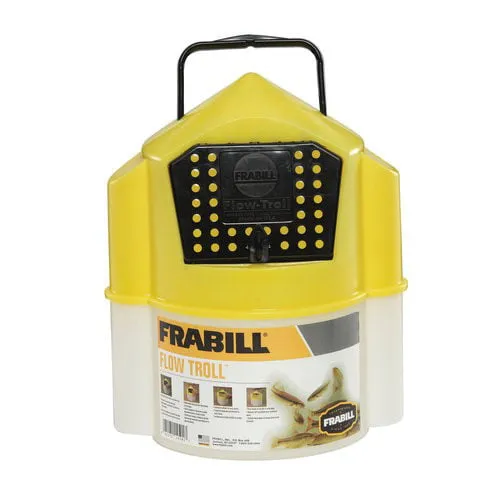 Flow Troll Hydrodynamic 6 Quart Minnow Bucket, Natural Aeration, 6 Qt, NEW