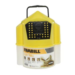 Flow Troll Hydrodynamic 6 Quart Minnow Bucket, Natural Aeration, 6 Qt, NEW