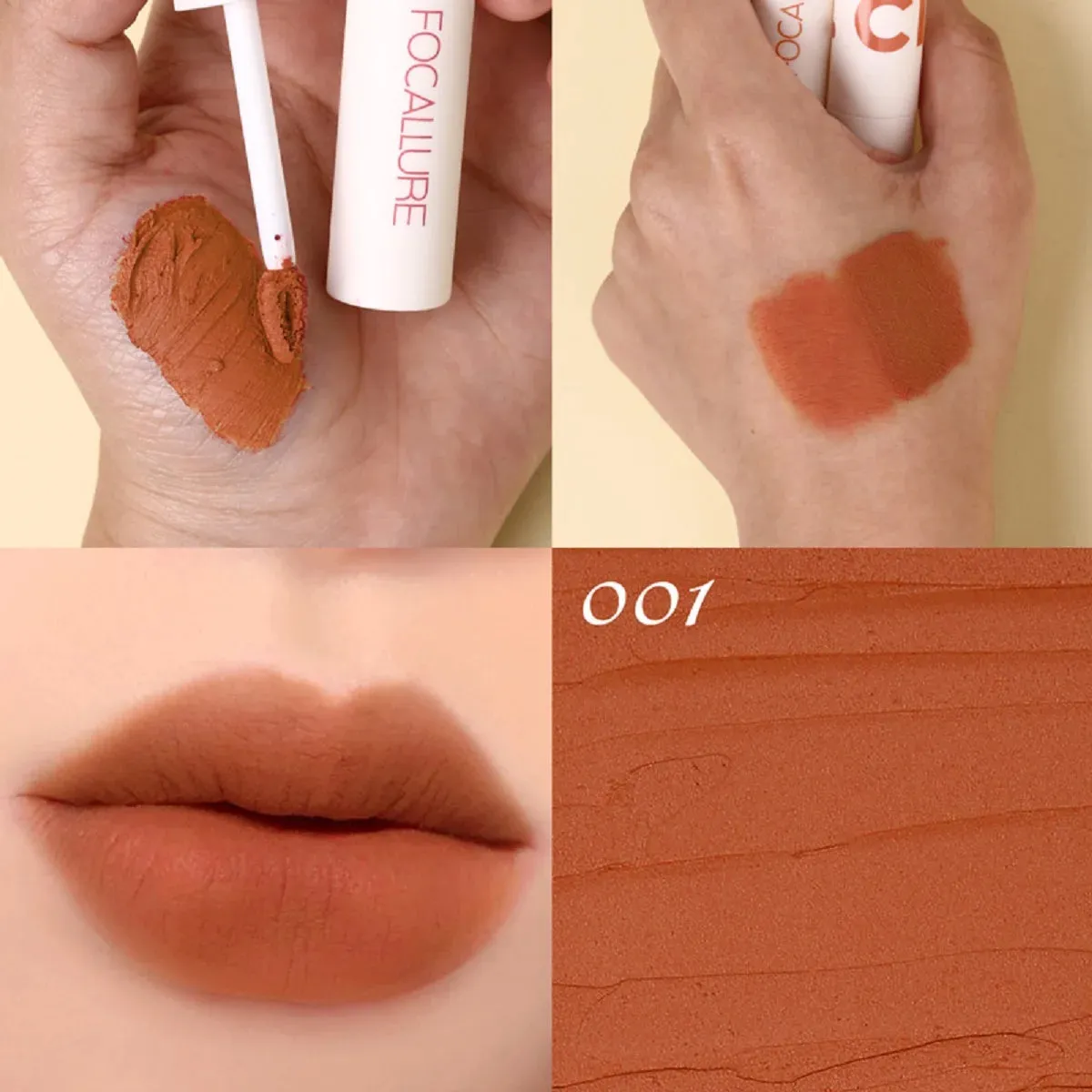 FOCALLURE Waterproof Long Lasting Liquid Lipstick