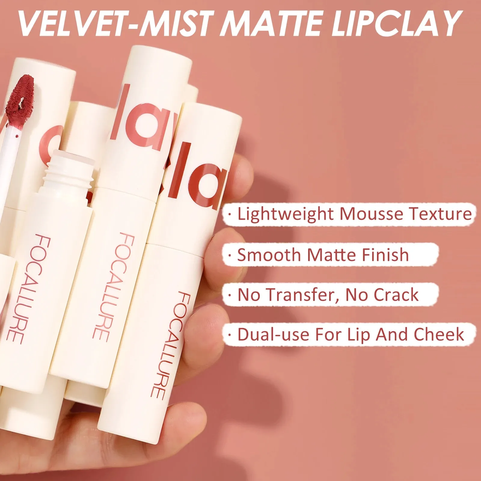 FOCALLURE Waterproof Long Lasting Liquid Lipstick