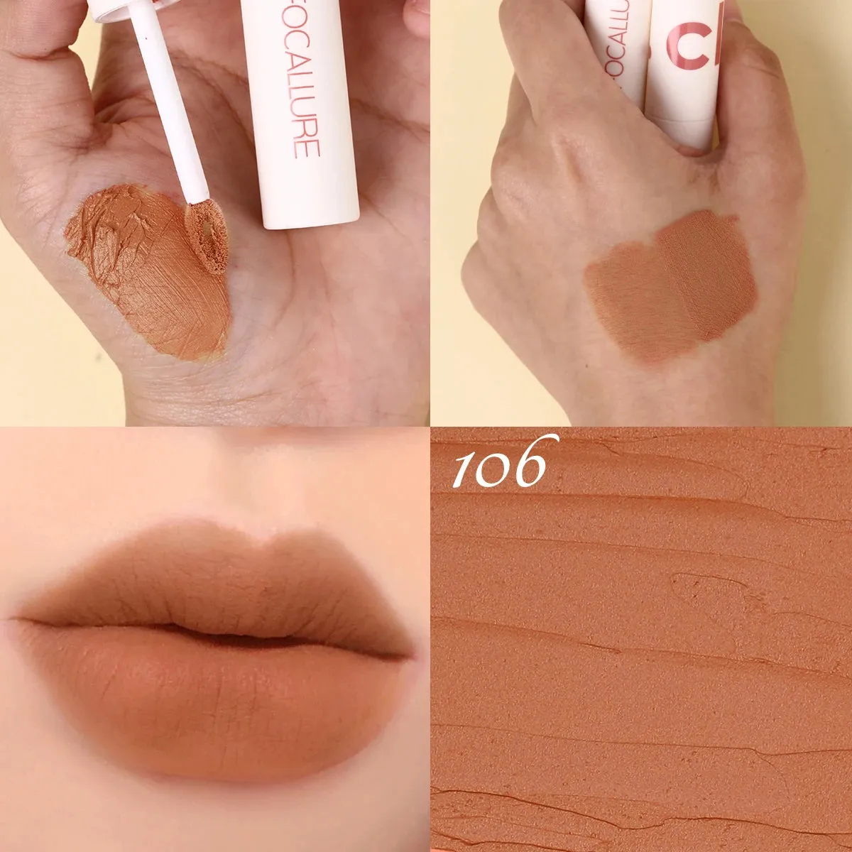 FOCALLURE Waterproof Long Lasting Liquid Lipstick
