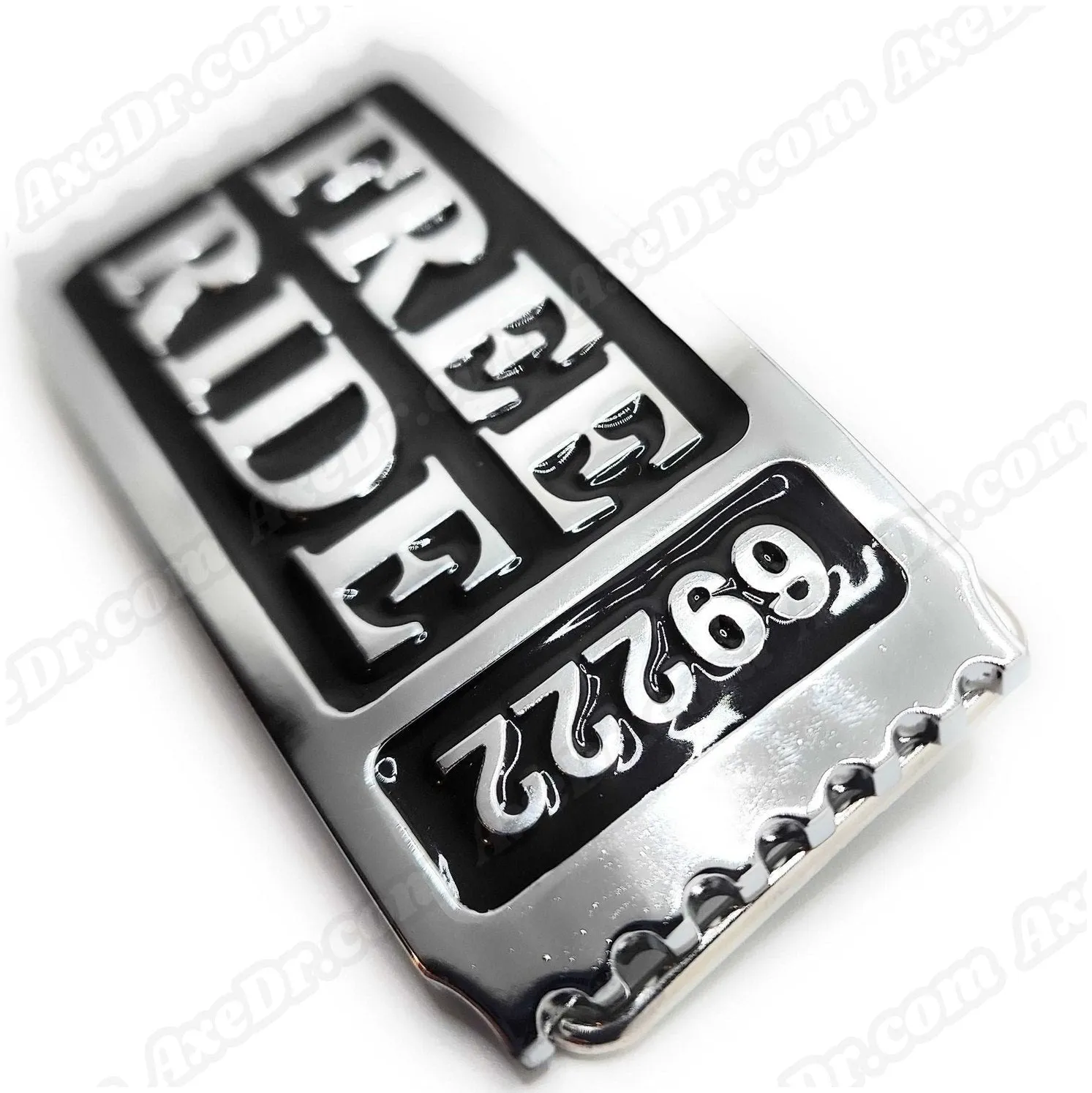 FREE RIDE Ticket Belt Buckle