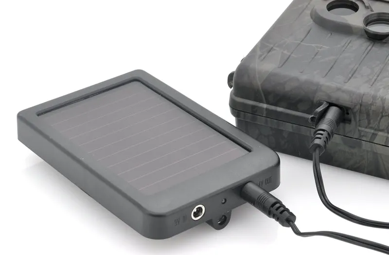Game Camera With Rechargeable Battery   Solar Panel "SolarTrail" - 1080p HD video, PIR Motion Detection, MMS View