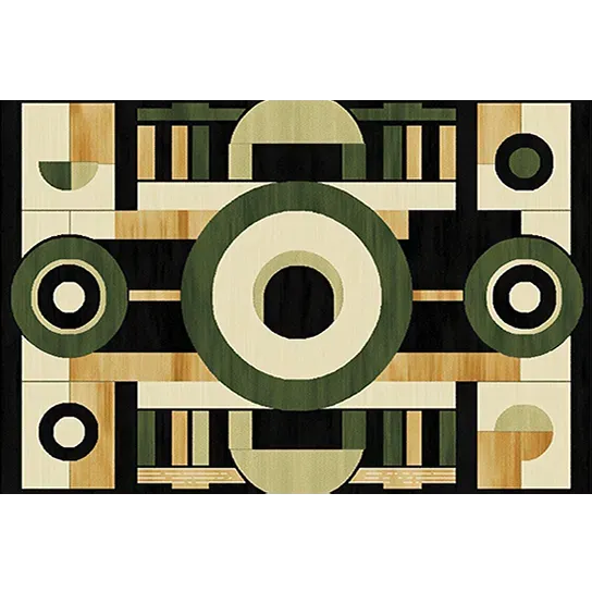 Geometric Whispers Hand Tufted Rug