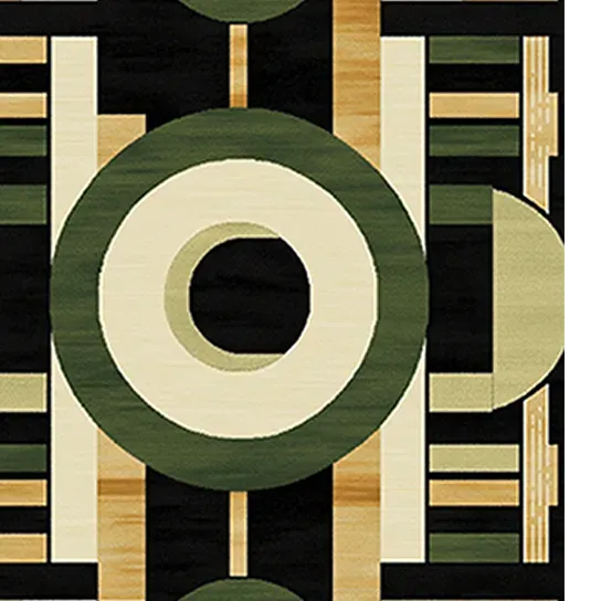 Geometric Whispers Hand Tufted Rug