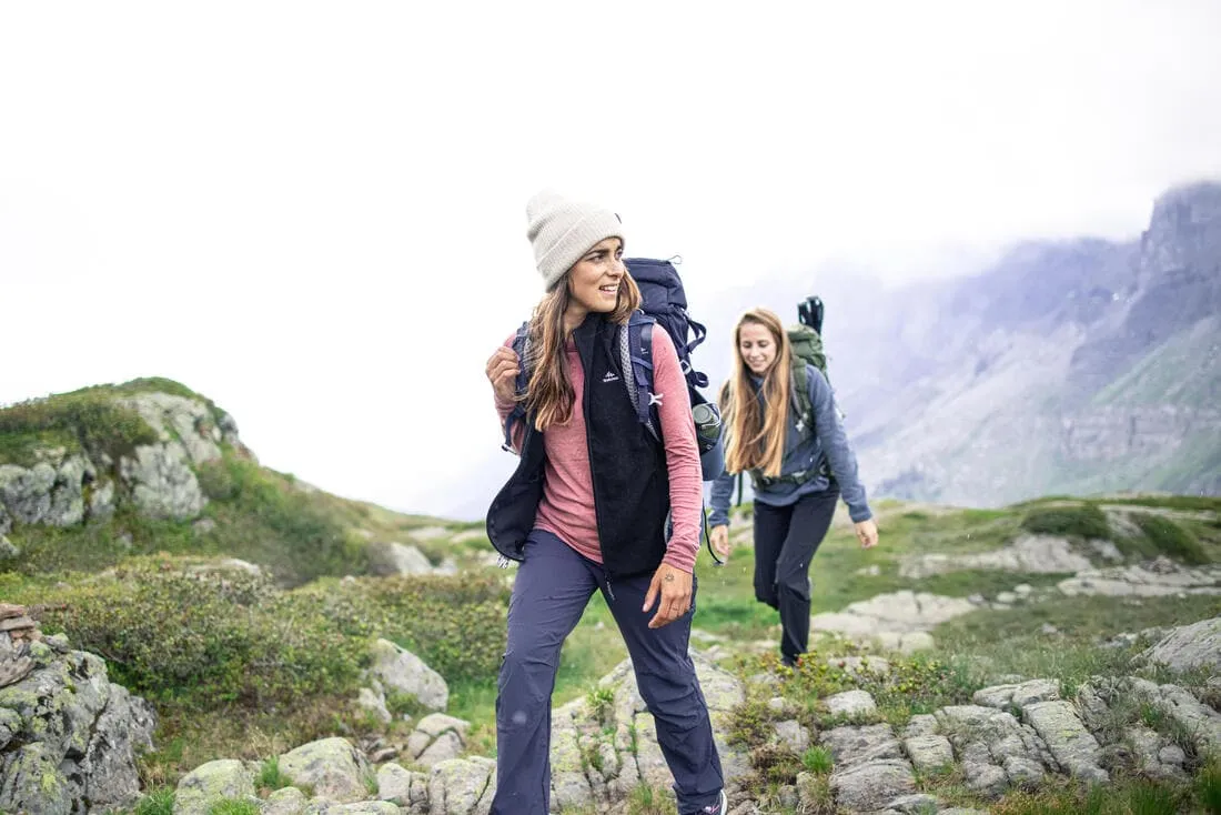Gilet polaire de randonnée - MH120 - Femme