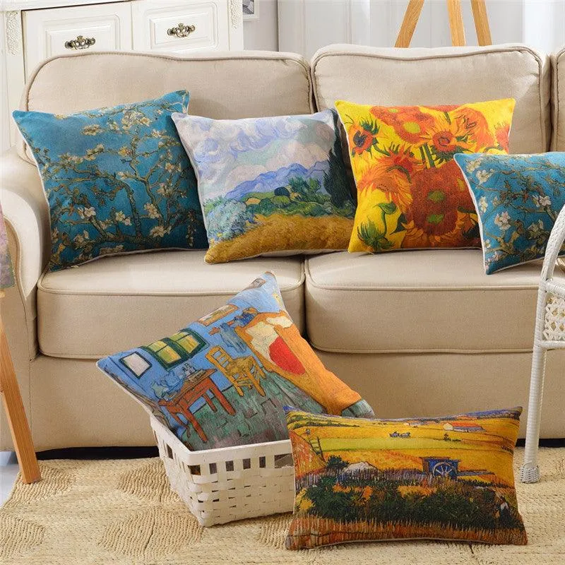 Gogh Art Pillow Cases