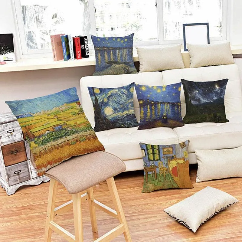 Gogh Art Pillow Cases