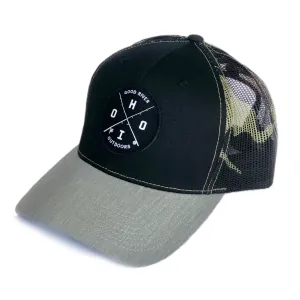 Good River Camo Mesh Trucker Hat