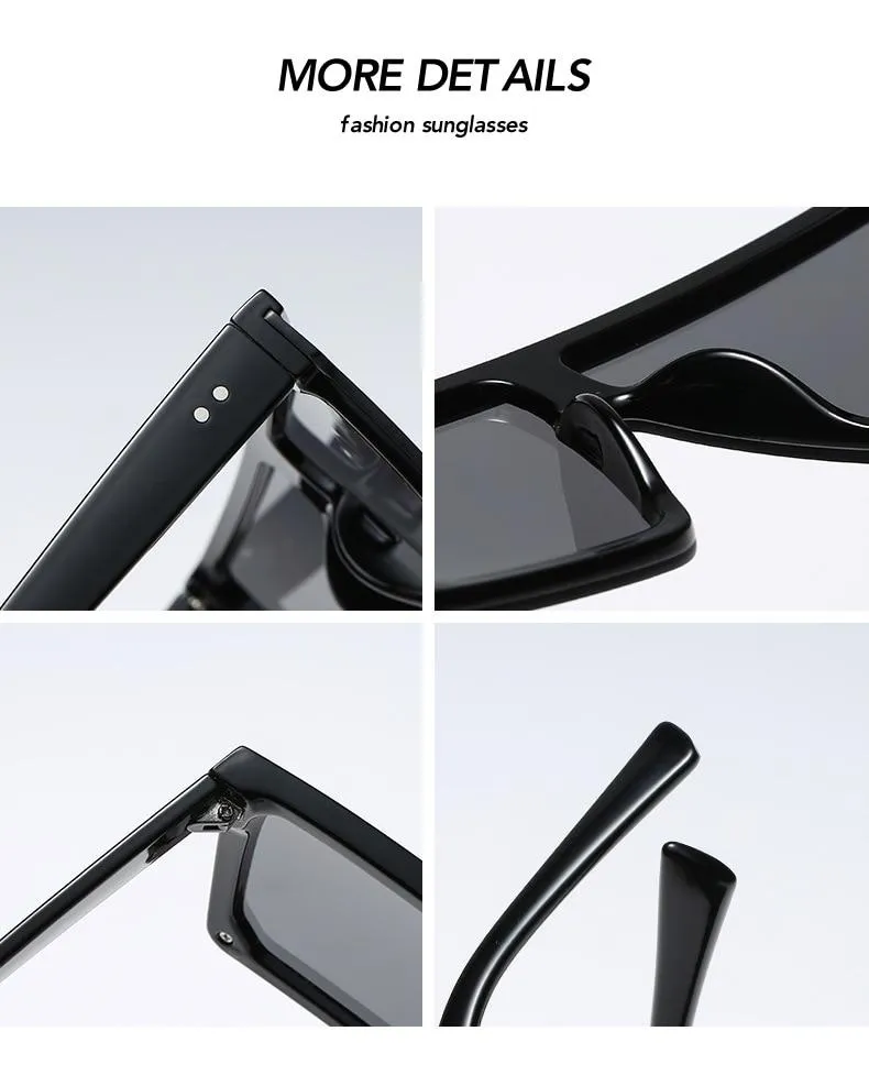 Hot!Flat Top Oversized Luxury Sunglasses