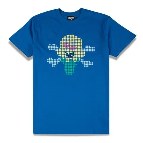 ICECREAM DOTS BLUE TEE