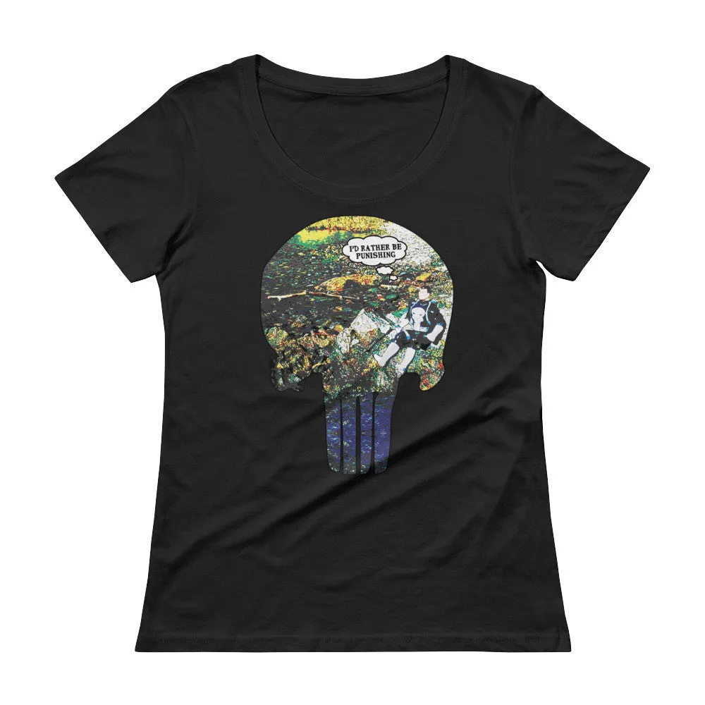 I'd Rather Be Punishing Scoop Neck T-Shirt