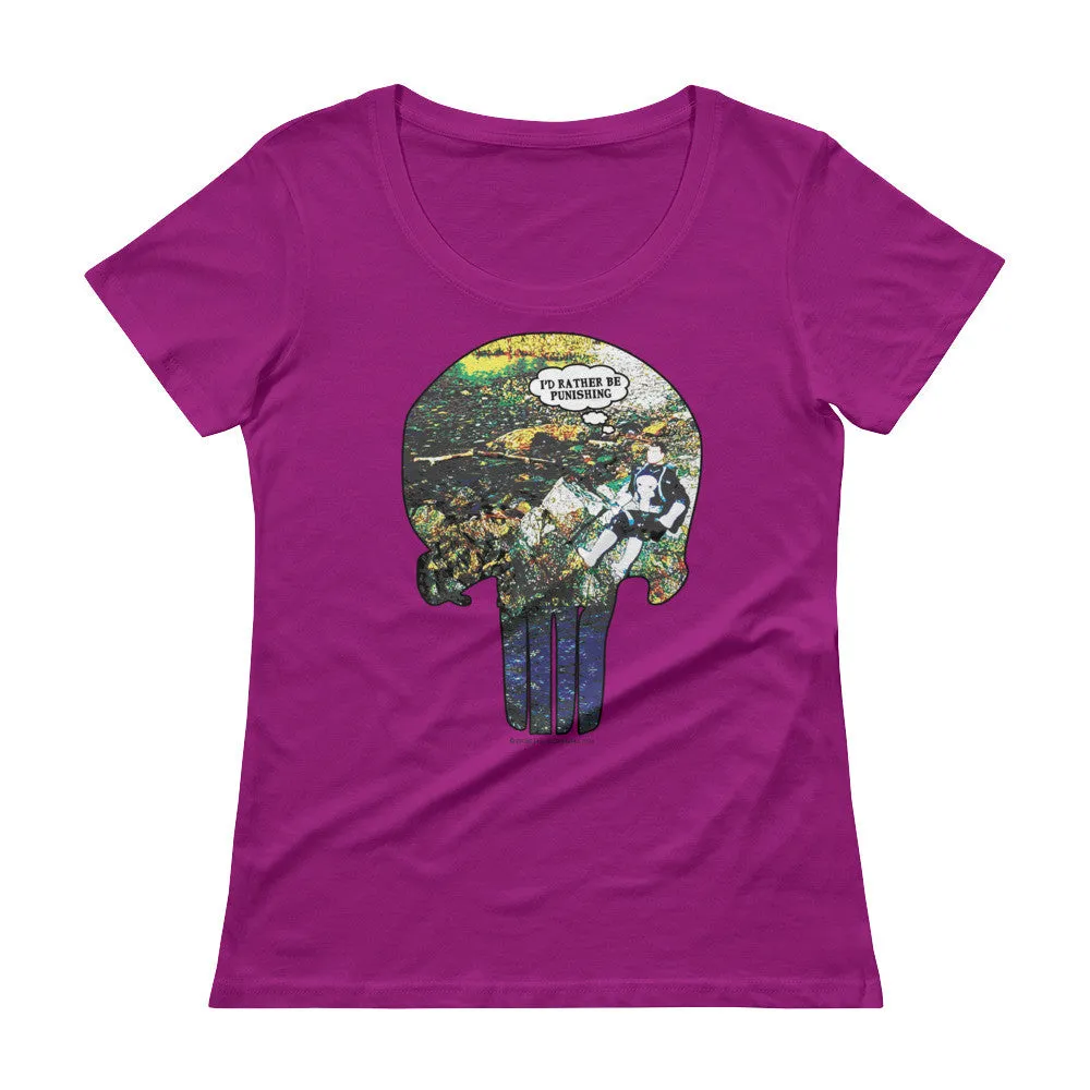 I'd Rather Be Punishing Scoop Neck T-Shirt