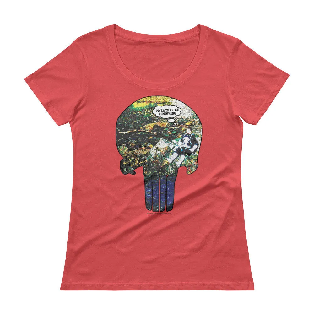 I'd Rather Be Punishing Scoop Neck T-Shirt