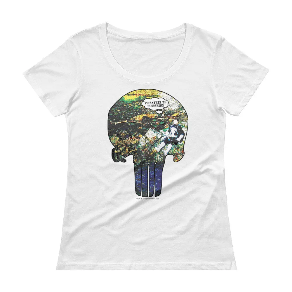 I'd Rather Be Punishing Scoop Neck T-Shirt