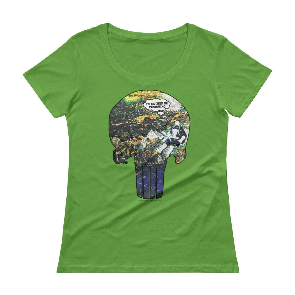 I'd Rather Be Punishing Scoop Neck T-Shirt