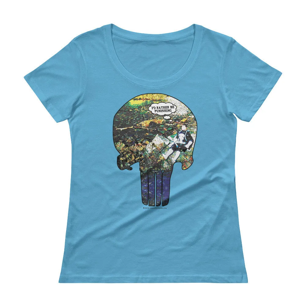 I'd Rather Be Punishing Scoop Neck T-Shirt
