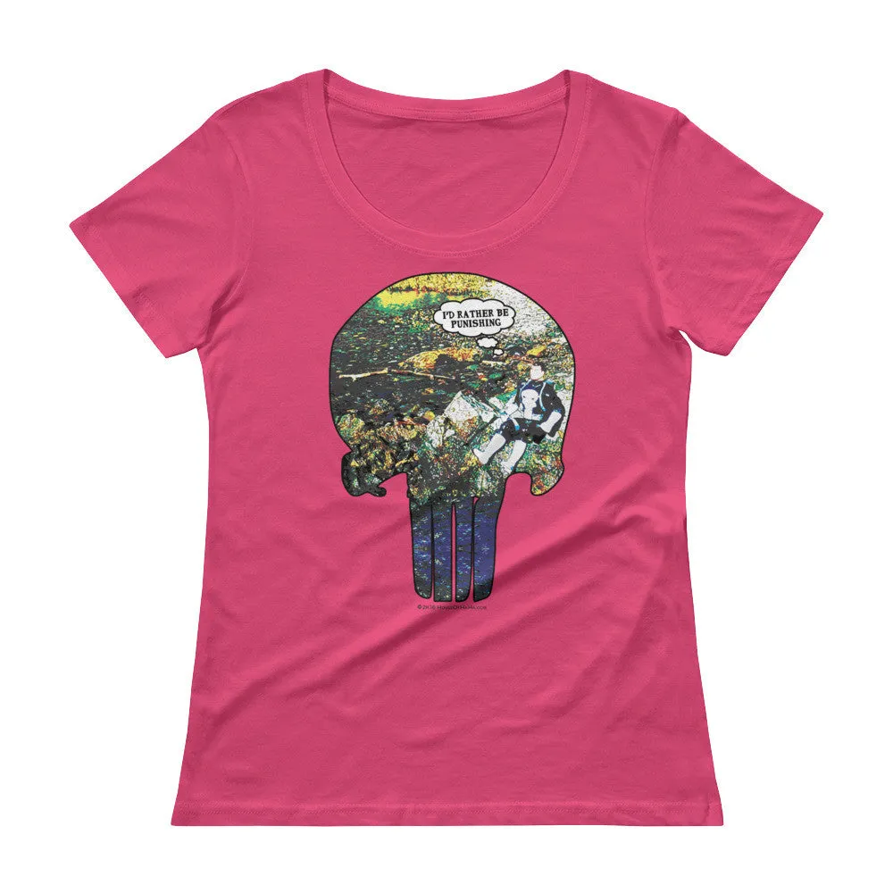 I'd Rather Be Punishing Scoop Neck T-Shirt