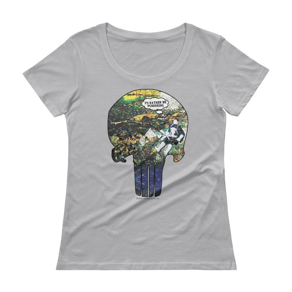 I'd Rather Be Punishing Scoop Neck T-Shirt