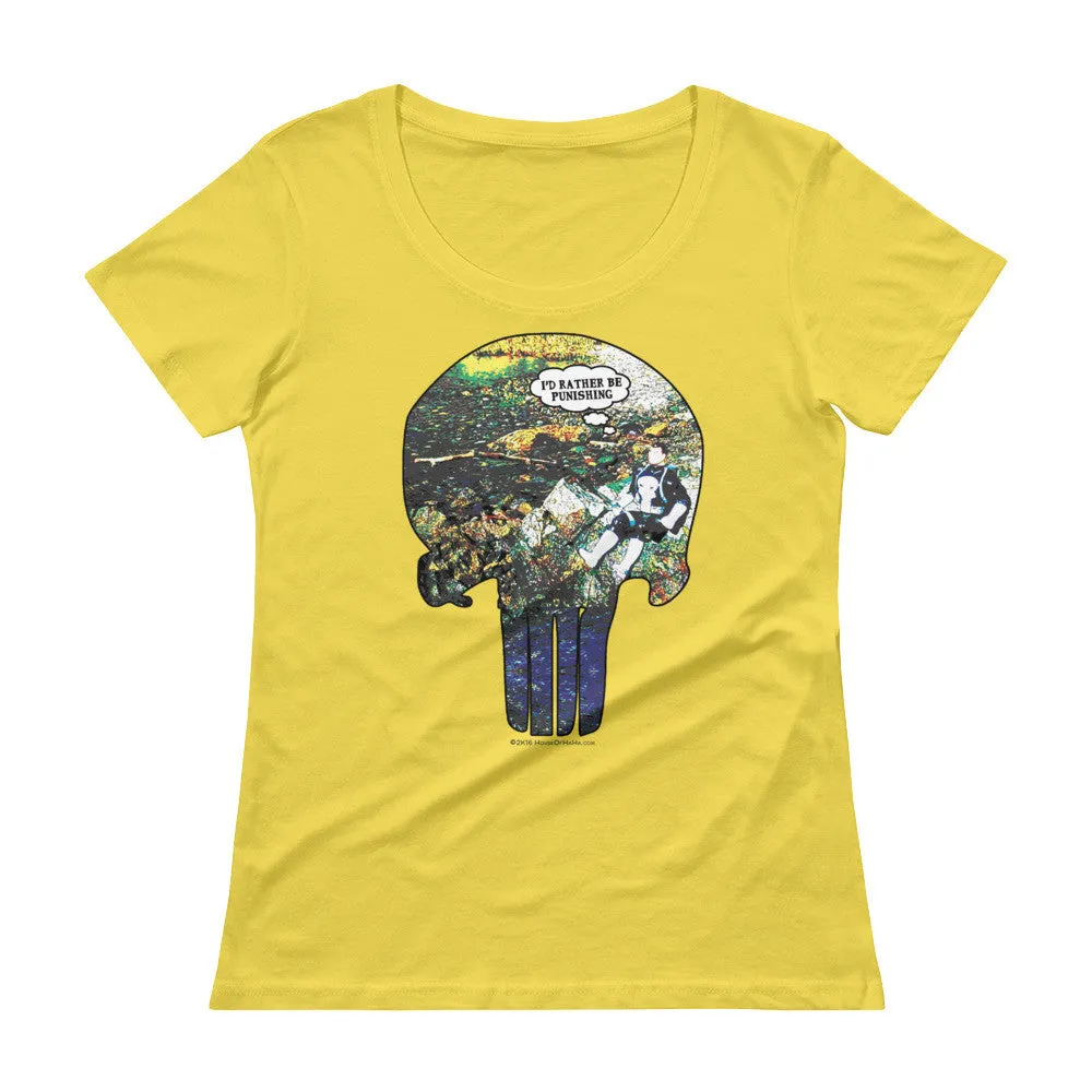I'd Rather Be Punishing Scoop Neck T-Shirt