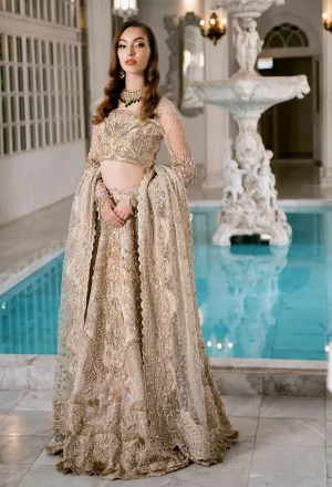 Indian Bridal Dress in Choli Lehenga and Dupatta Style