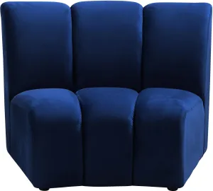 Infinity Navy Velvet Modular Chair