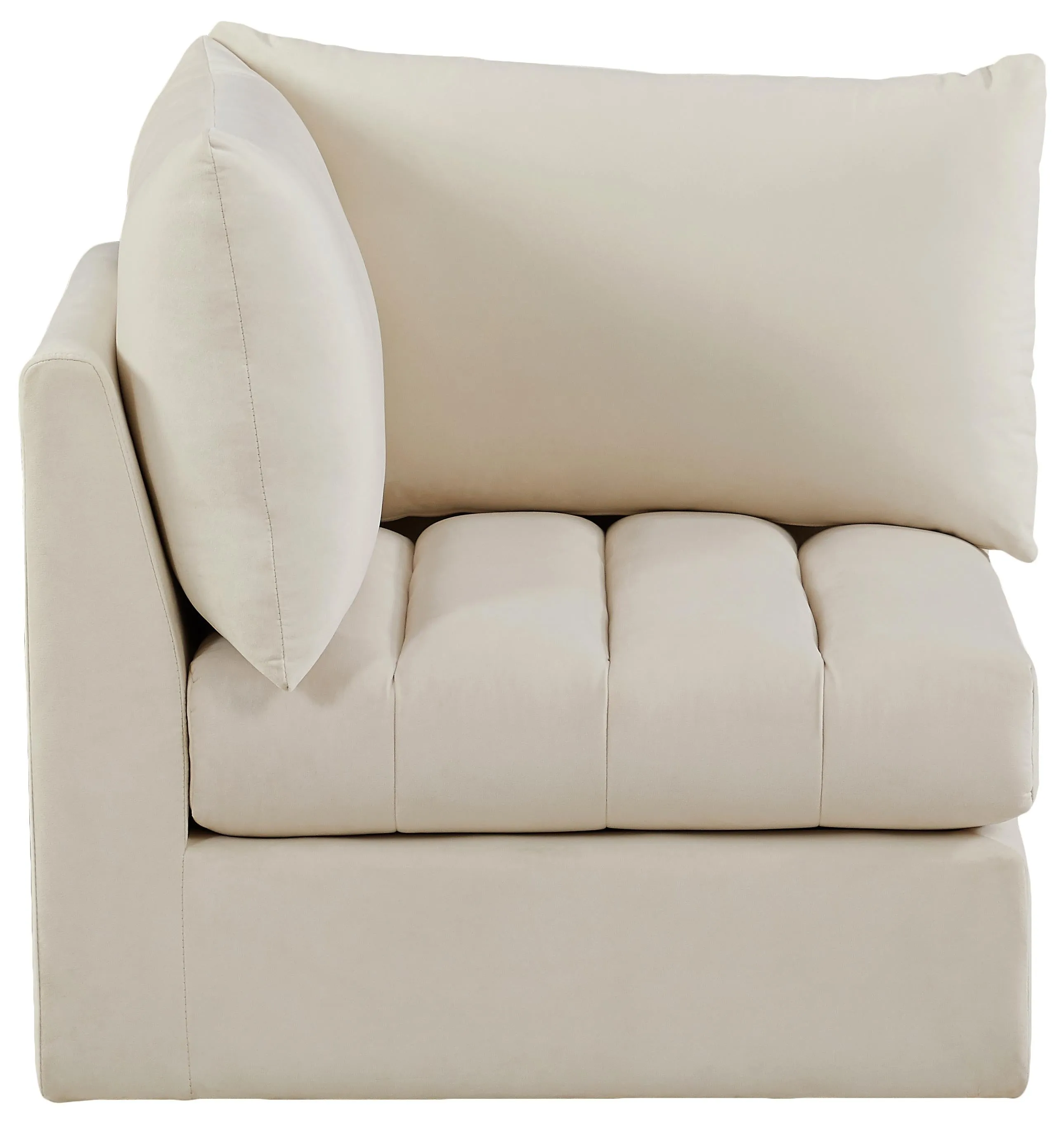 Jacob Cream Velvet Corner