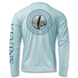 Kevin's Tarpon Jump Performance Long Sleeve Fishing T-Shirt