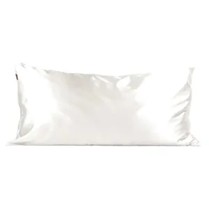 Kitsch Satin King Pillowcase - Ivory