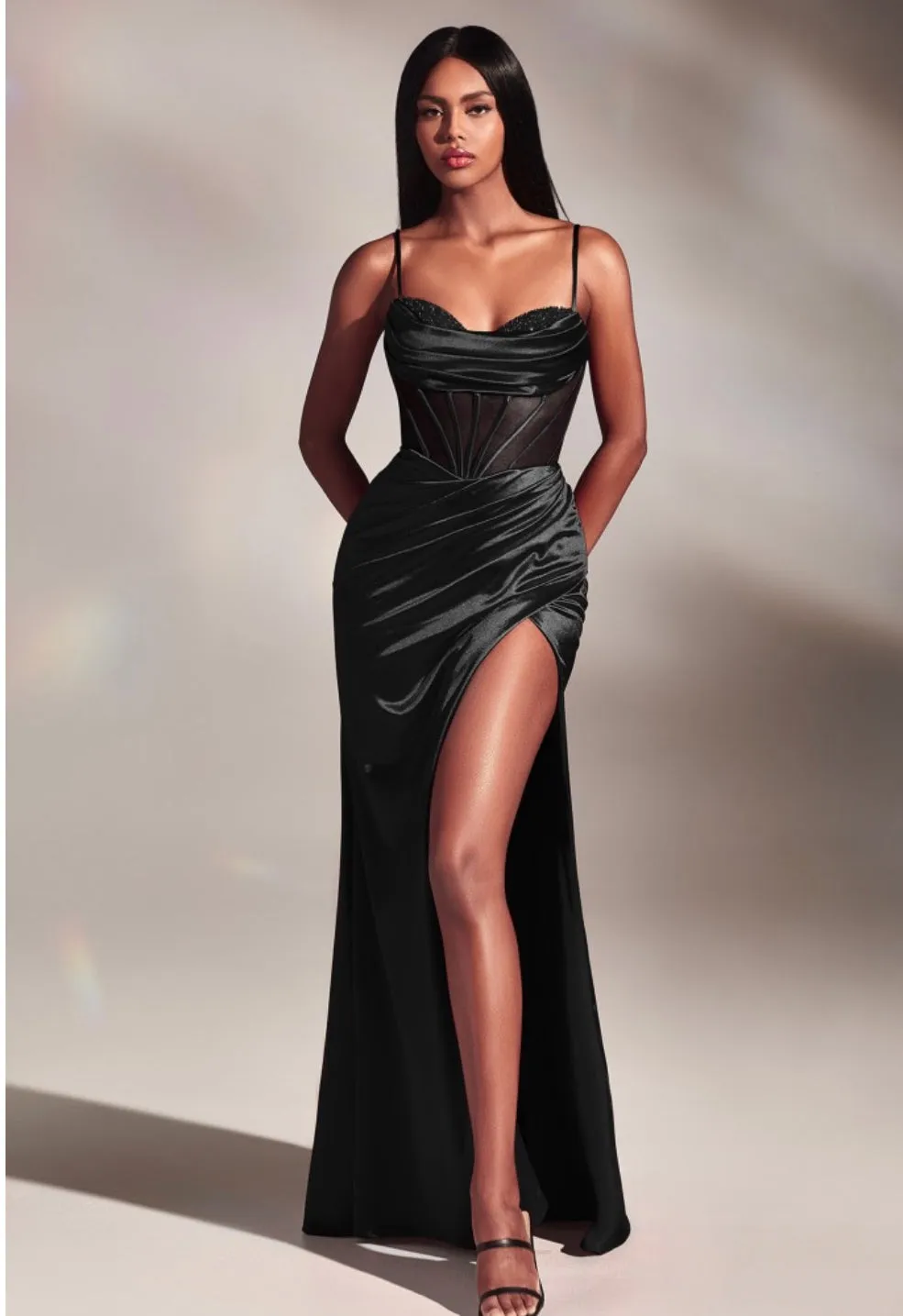 LaDivine by Cinderella Divine CD265 Evening Gown